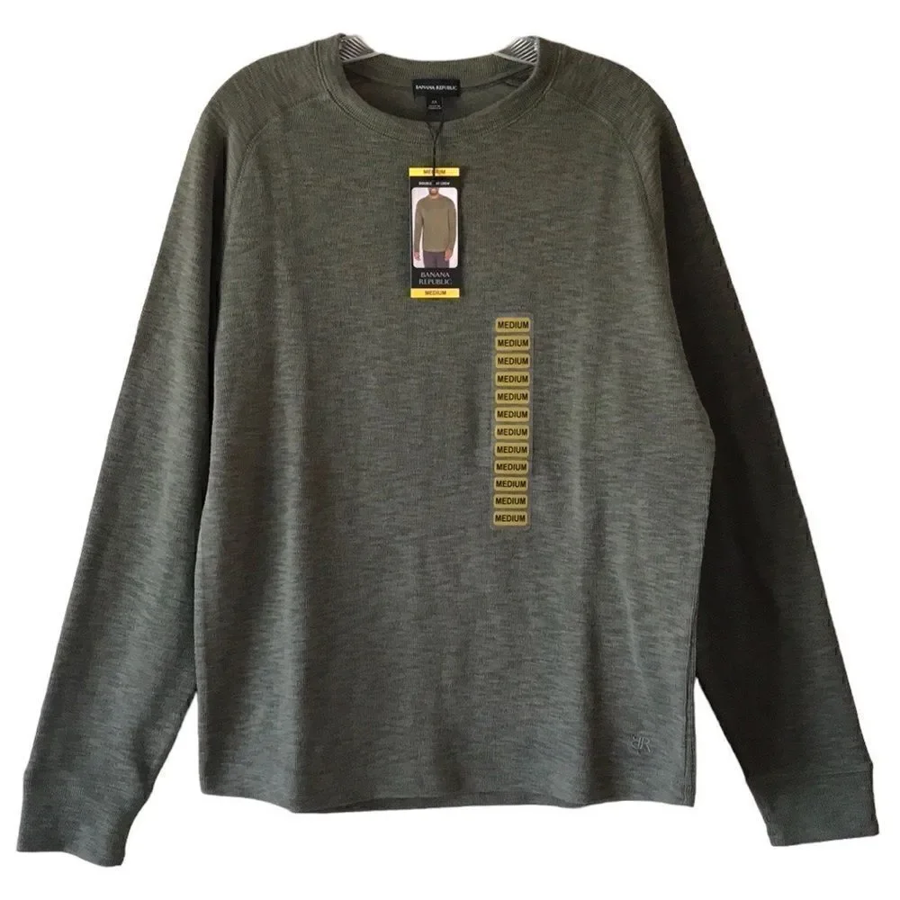 NEW Banana Republic Mens Olive Shirt